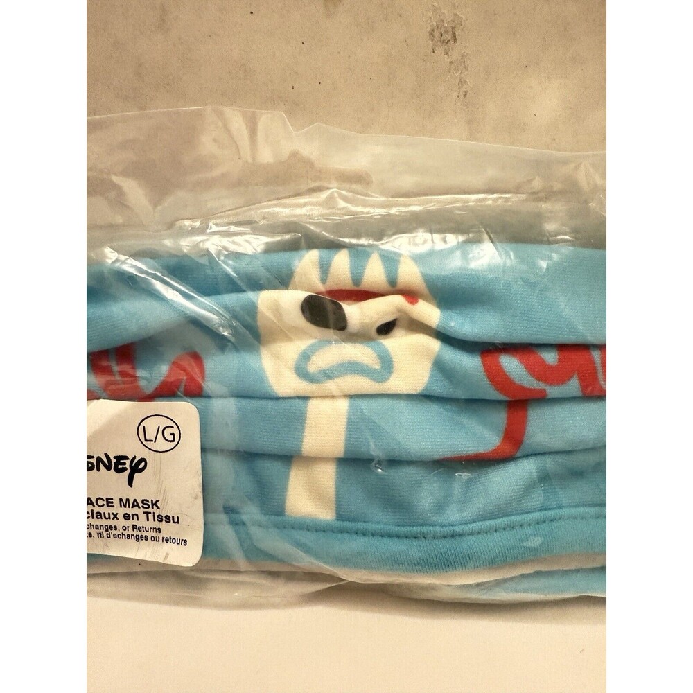 Disney Parks Store Cloth Face Mask Forky Toy Story Pixar Adult Large New NIP